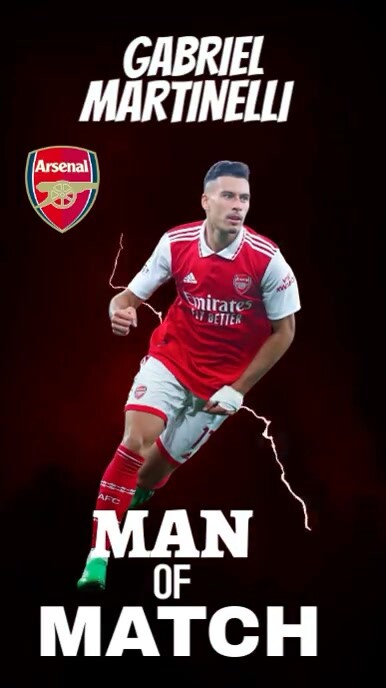Black Maximalist Player Of The Match  Instagram Story template