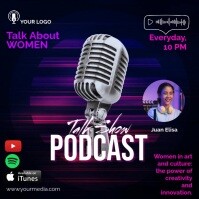 Black Maximalist Podcast  Instagram Post template