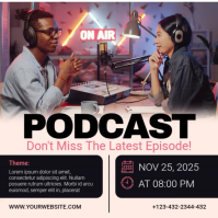 Black Maximalist Podcast Instagram Post template