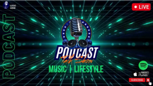 Black Maximalist Podcast Talk Show Digital Di Digitalt display (16:9) template