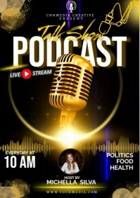 Black Maximalist Podcast Video A2 template