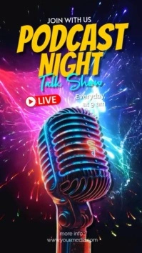 Black Maximalist Podcast Video Instagram Story template
