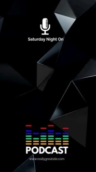 Black Maximalist Podcast Video Instagram Story template