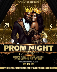 Black Maximalist Prom Night Celebration Instagram Portrait Video template