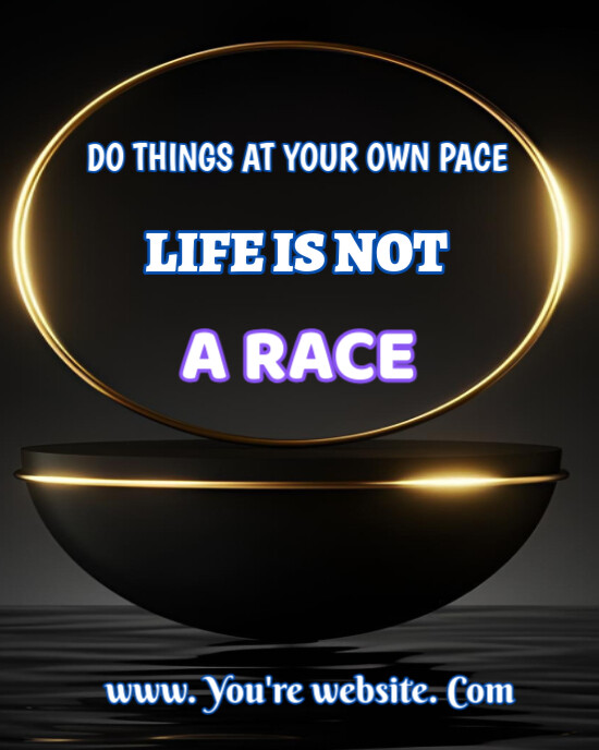 Black Maximalist Quotes About Life  Instagram Portrait template