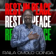 Black Maximalist Rest In Peace Baba Instagram Post template