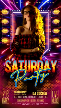 Black Maximalist Saturday Good Vibes Instagram Story template