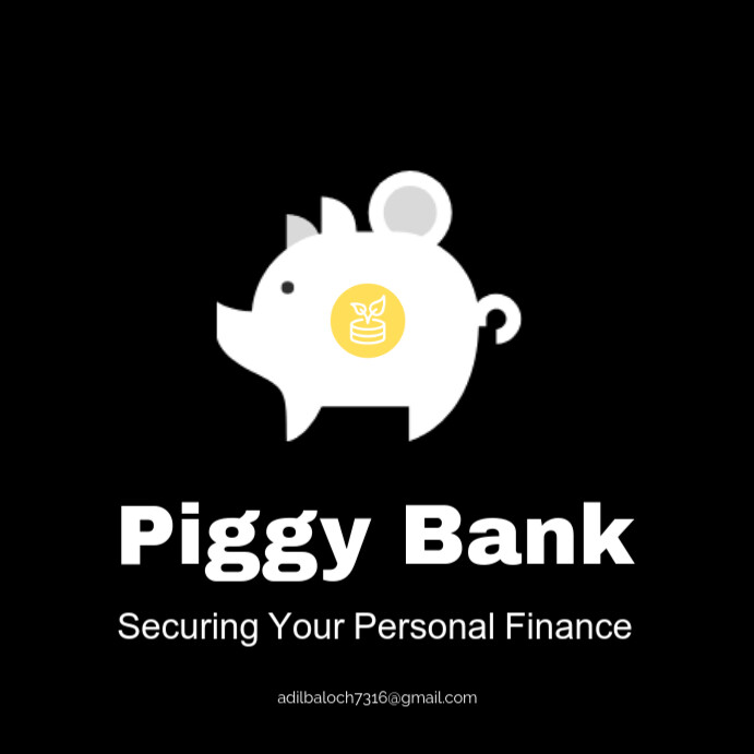 Black Maximalist Saving Money Design Template  Instagram Post