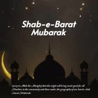Black Maximalist Shab-e-barat Instagram Post template