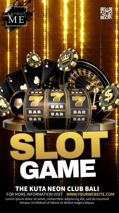 Black Maximalist Slot Game  Instagram Story template