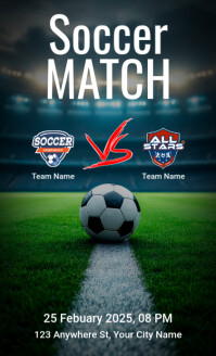 Black Maximalist Soccer Match Us Legal template