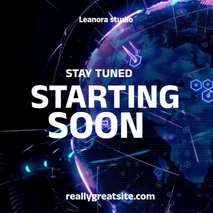 Plantilla de Black Maximalist Starting Soon Stream Starting Soon ...