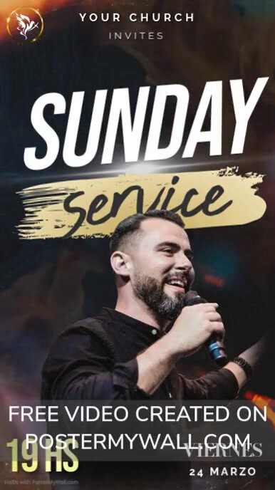 Copy of Black Maximalist Sunday Service Instagram Reel | PosterMyWall