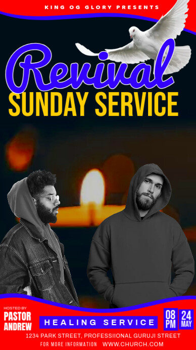 Copy of Black Maximalist Sunday Service Instagram Story | PosterMyWall