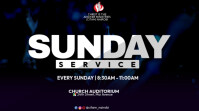 Black Maximalist Sunday Service Template Twitter Post