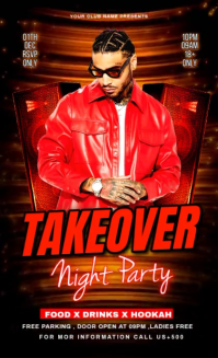 Black Maximalist Takeover Night Party Us Legal template