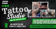 Black Maximalist Tattoo Studio Facebook Shared Image template
