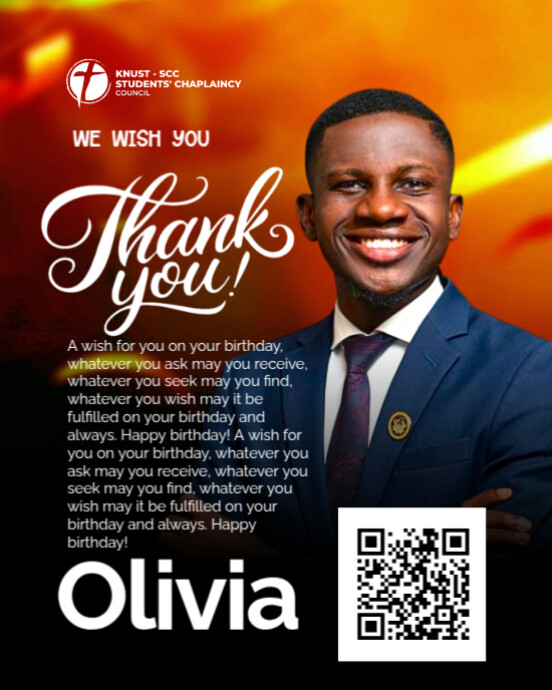 Copy of Black Maximalist Thank You Flyer Instagram Portrait | PosterMyWall