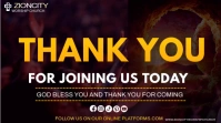 Black Maximalist Thanksgiving Church Service  Twitter Post Twitter-opslag template