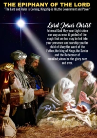 Black Maximalist The Epiphany Of Jesus  A3 template