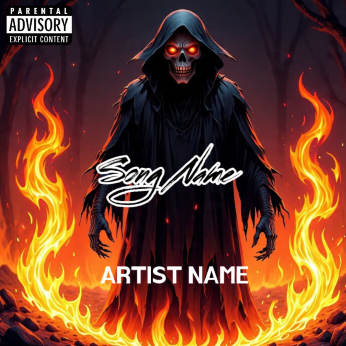 Copy of Black Maximalist The Fire Wraith Of The Abyss Album Cover ...