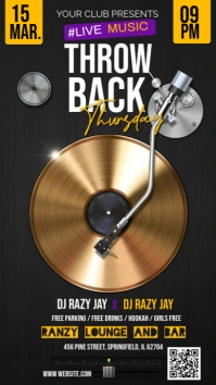 Black Maximalist Throwback Thursday  Instagram Story template