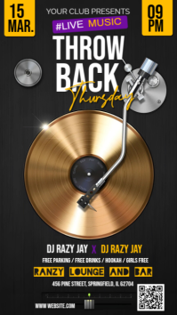 Black Maximalist Throwback Thursday  Instagram Story template