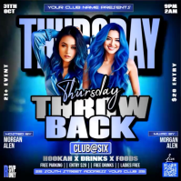 Black Maximalist Thursday Throw Back  Instagram Post template