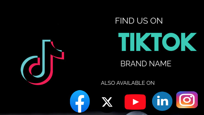 Black Maximalist Ti Digital Display (16:9) template