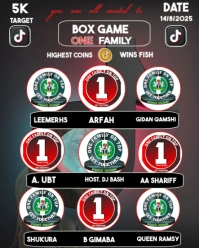 Black Maximalist Tiktok Live Logo Panel  Instagram Portrait template