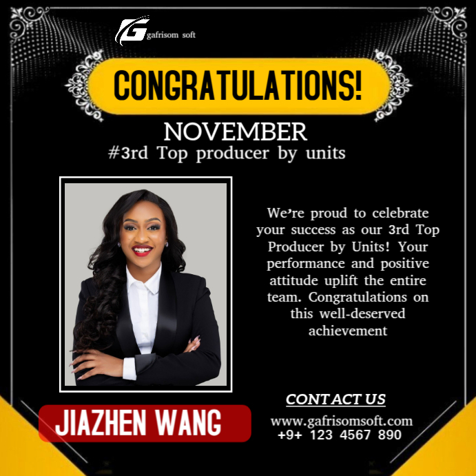 Copy of Black Maximalist Top Producer Instagram Post | PosterMyWall