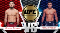 Black Maximalist Ufc Boxing Match Digital Display (16:9) template