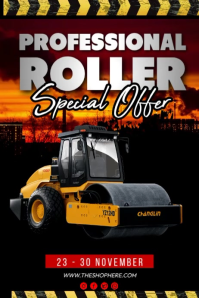 Sort Professional Roller Special Offer Poster Template