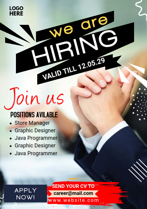 Black Maximalist We Are Hiring  A1 template