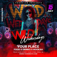 Black Maximalist Wild Out Wednesdays Instagram Post template