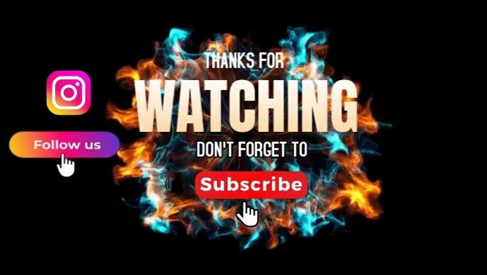 Black Maximalist Youtube Intro And Outro Template  Youtube Thumbnail