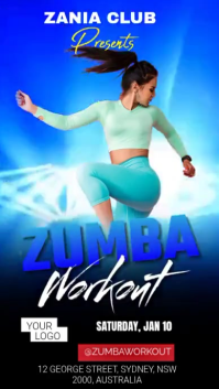 Sort Zumba Workout Event Instagram Reel Template