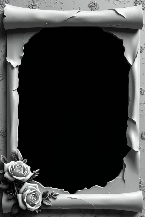 Black Memorial Tribute Poster Template | PosterMyWall