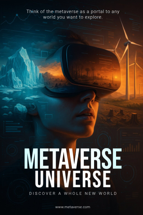 Metaverse Exploration Posters Template | PosterMyWall