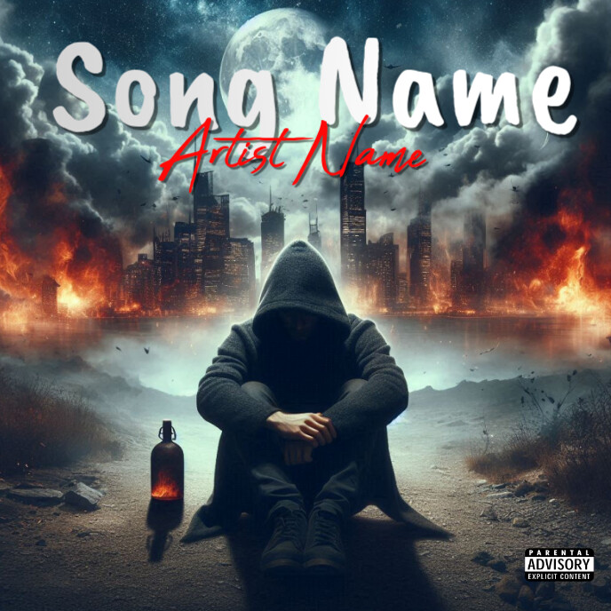 Black  Mixtape  Album Cover template