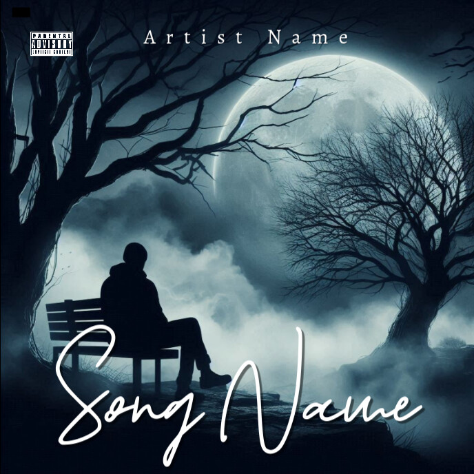 Black  Mixtape Album Cover Ikhava ye-Albhamu template