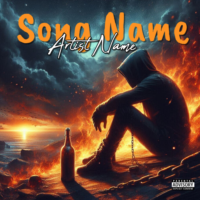 Black  Mixtape  Album Cover template