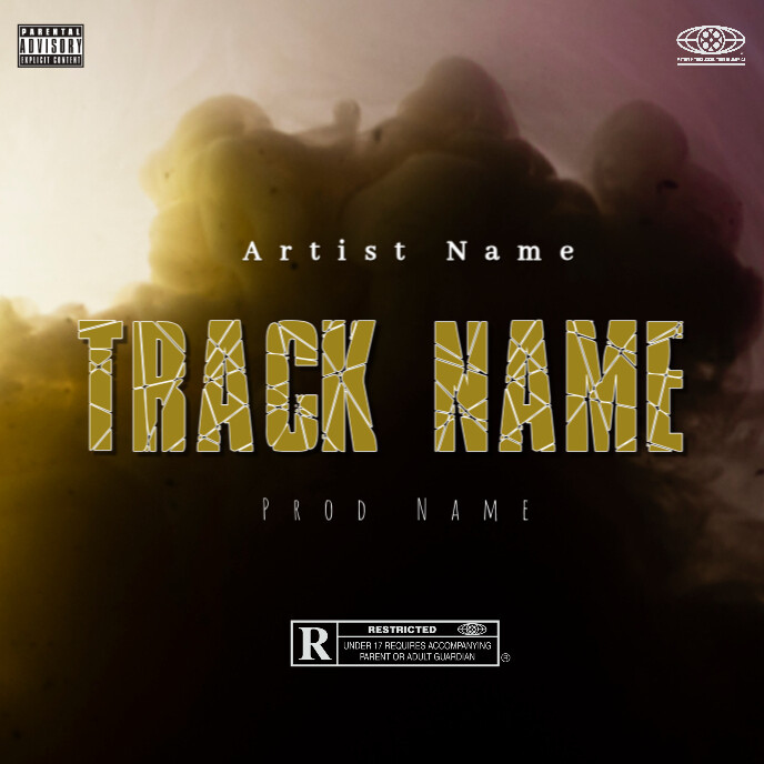 Black  Mixtape Album Cover Ikhava ye-Albhamu template