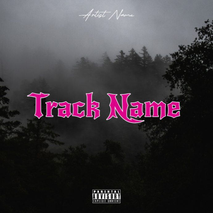 Black Mixtape Cover Album Cover Template PosterMyWall