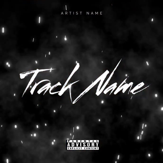 Black  Mixtape Cover  Album Cover Capa de álbum template