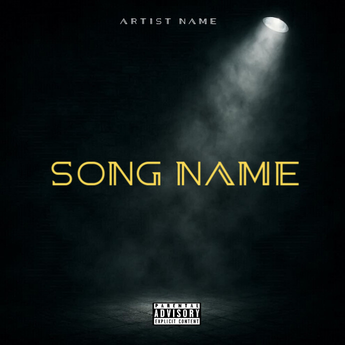 Black Mixtape Cover Album Cover Template PosterMyWall Black Mixtape Cover Album Cover Template PosterMyWall