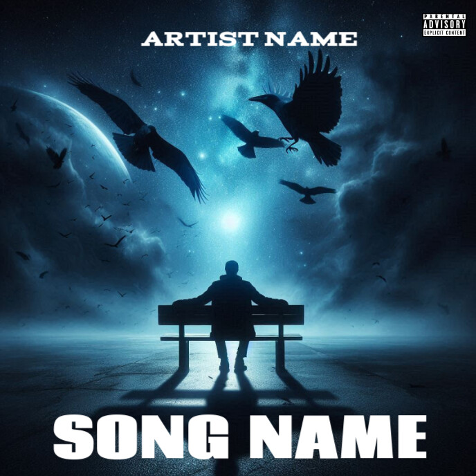 Black Mixtape Cover Album Cover Template PosterMyWall Black Mixtape Cover Album Cover Template PosterMyWall