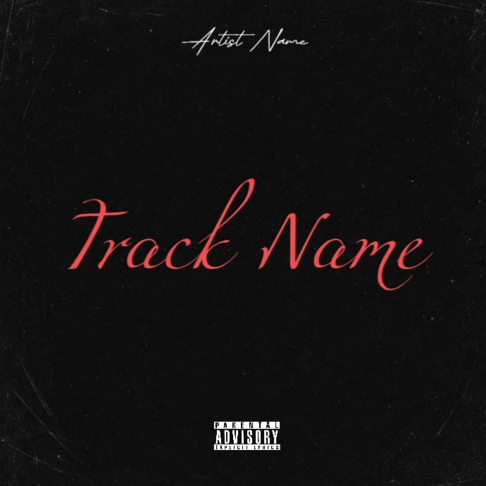 Black Mixtape Cover Album Cover Template PosterMyWall Black Mixtape Cover Album Cover Template PosterMyWall