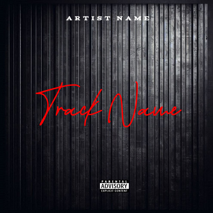 Black  Mixtape Cover  Album Cover template