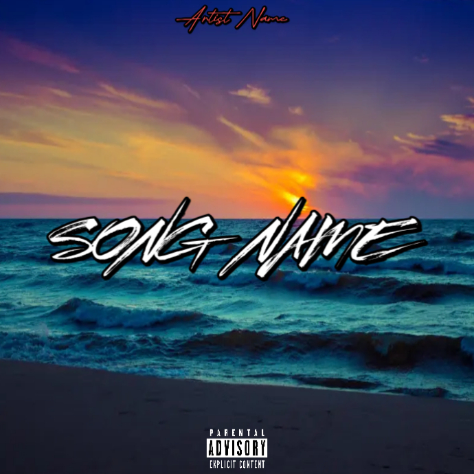 Black Mixtape cover rap Album Cover Template | PosterMyWall